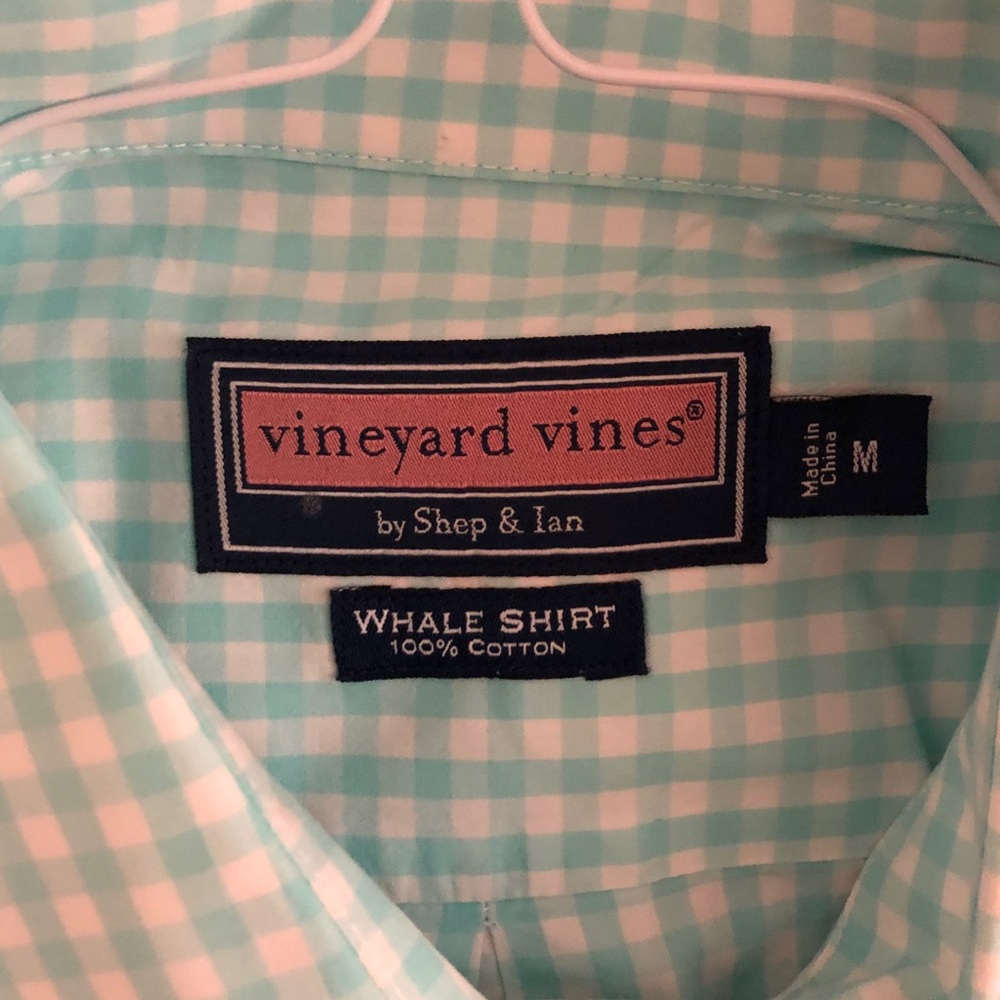 Mint Green Vineyard Vines Button Down - image 3